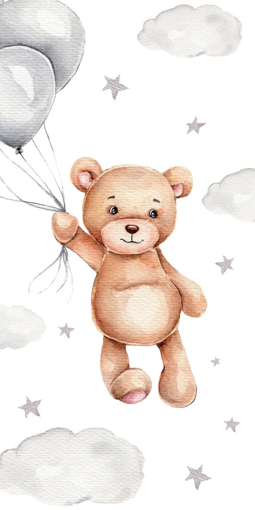 Teddy Bear, Maci Fürdőlepedő, Strand Törölköző 70x140cm