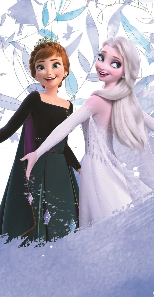 Disney Jégvarázs Wonderland Fürdőlepedő, Strand Törölköző 70x140 cm