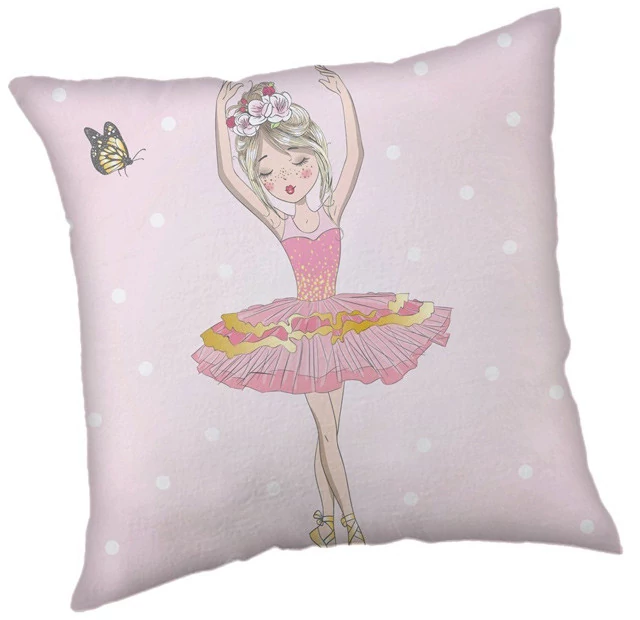 Balett, Balerina Párna, Díszpárna 40x40 cm