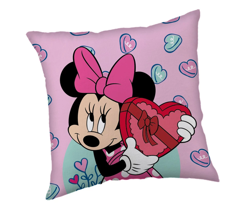 Disney Minnie Purple Párna, Díszpárna 40x40 cm