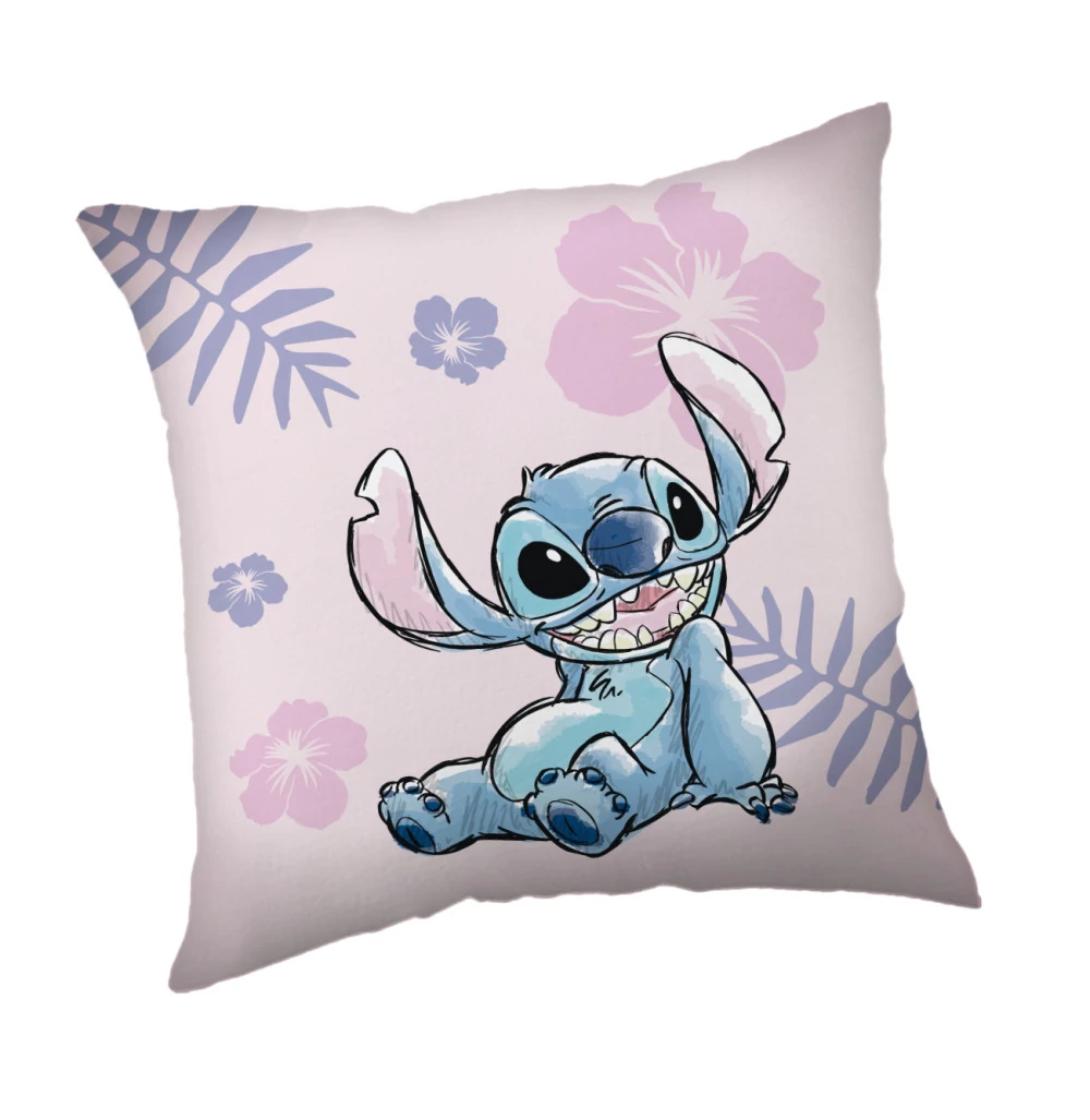 Disney Lilo És Stitch Pink Párna, Díszpárna 35x35 cm