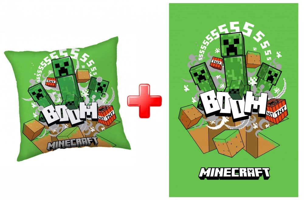 Minecraft Párna És Takaró Szett