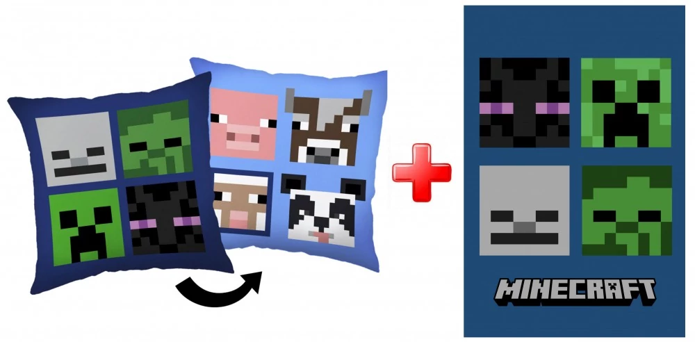 Minecraft Párna És Takaró Szett
