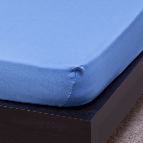 ACÉLKÉK jersey gumis lepedő 140-160x200 cm