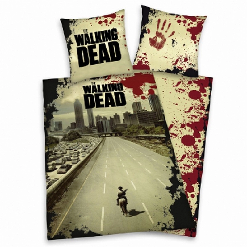 The Walking Dead 2 részes Ágynemű-garnitúra 135x200+80x80 cm