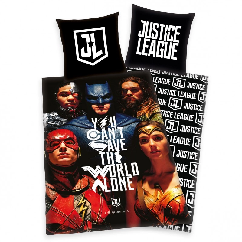 Justice League Az Igazság Ligája 2 részes Ágynemű-garnitúra 135x200+80x80 cm