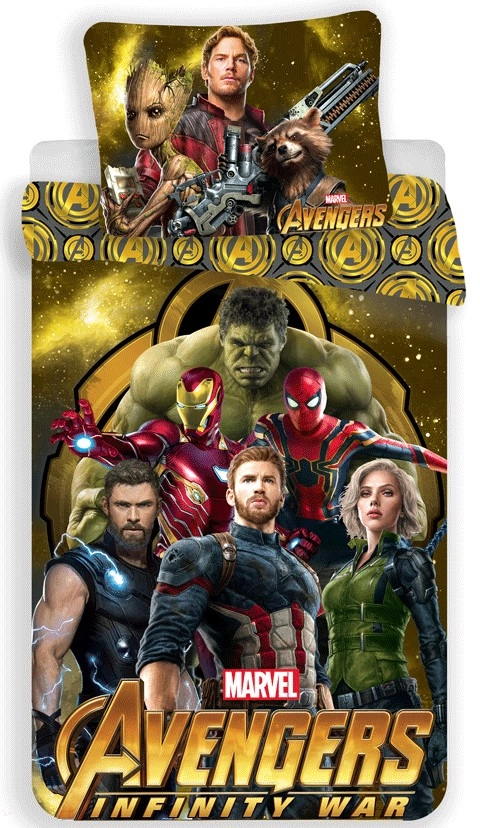 Bosszúállók Avengers Infinity War 2 részes Ágynemű-garnitúra 140x200+70x90 cm