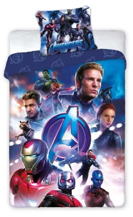 Bosszúállók Végjáték Endgame 2 részes Ágynemű-garnitúra 140x200+70x90 cm