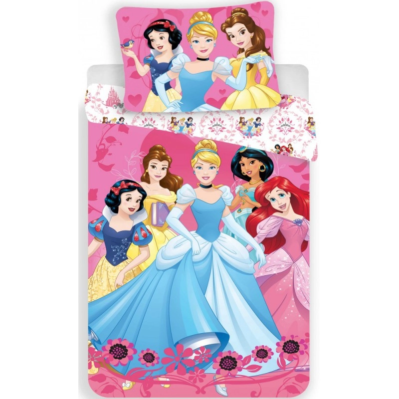 Disney Hercegnők 2 részes Gyermek Ágynemű-garnitúra 140x200+70x90 cm