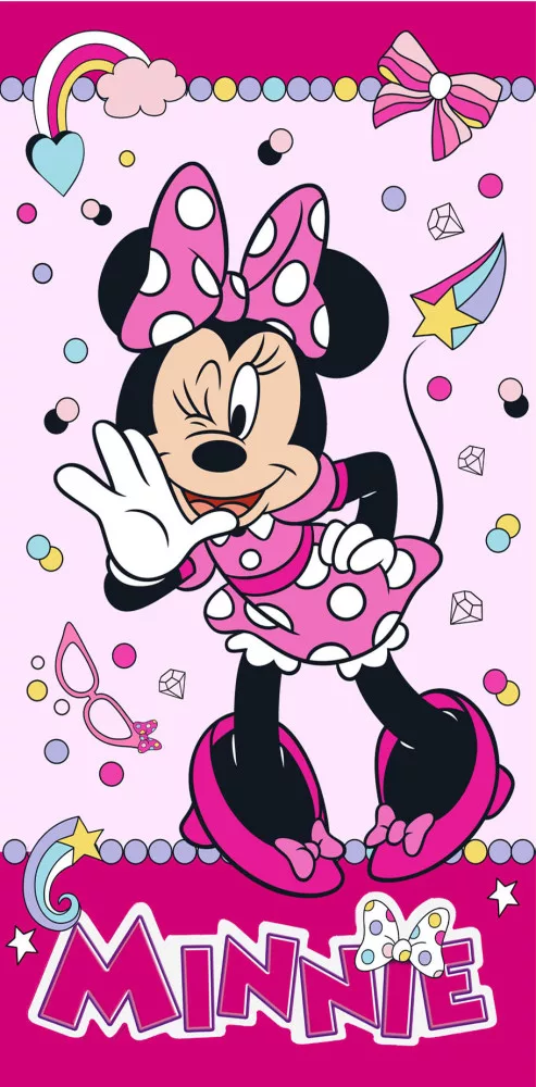 Disney Minnie Funny Fürdőlepedő 70x140 cm
