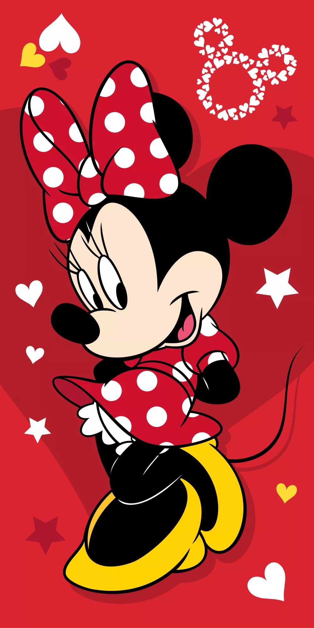 Disney Minnie Pretty in Red  Törölköző 70x140 cm