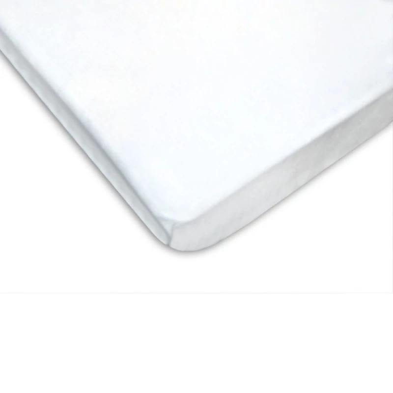 Fehér Jersey Gumis Lepedő 90x200 cm