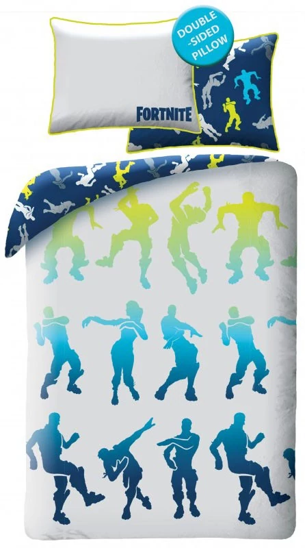 Fortnite 2 részes Gyermek Ágynemű-garnitúra 140x200+70x90 cm