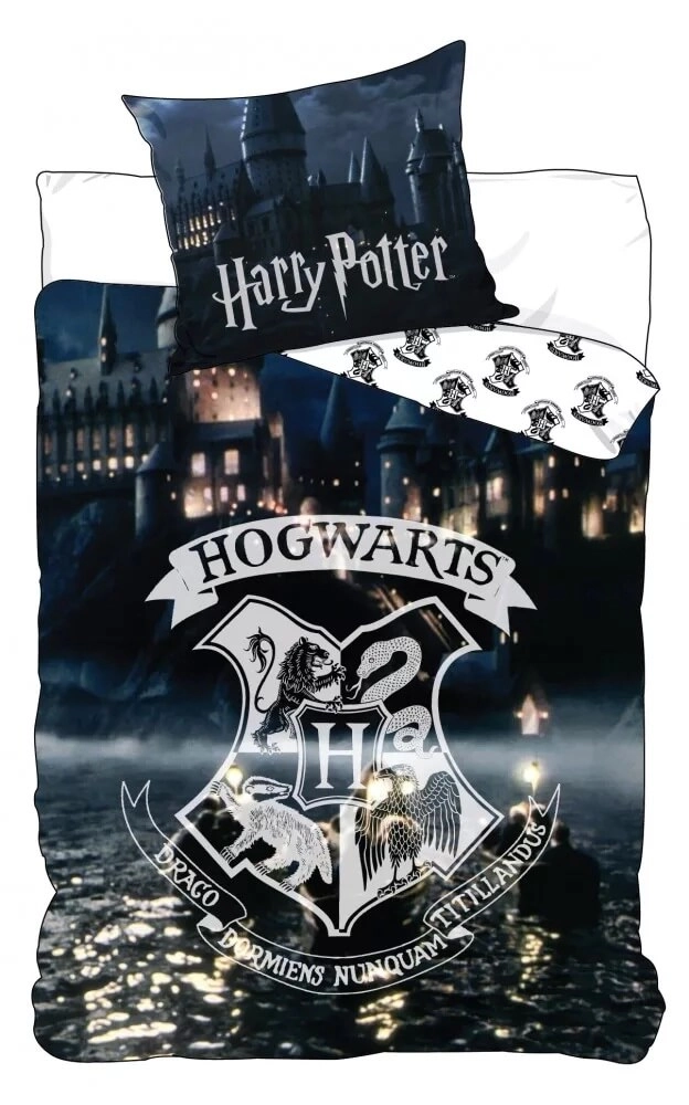 Harry Potter Roxfort 2 részes Ágynemű-garnitúra 140x200+70x90 cm