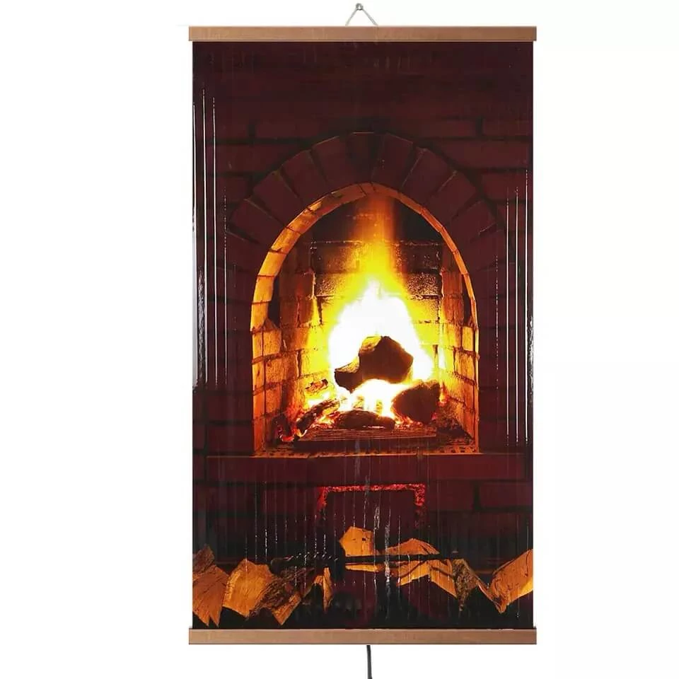 Evoking Fali Infrapanel Kandalló Képpel 105x60 cm