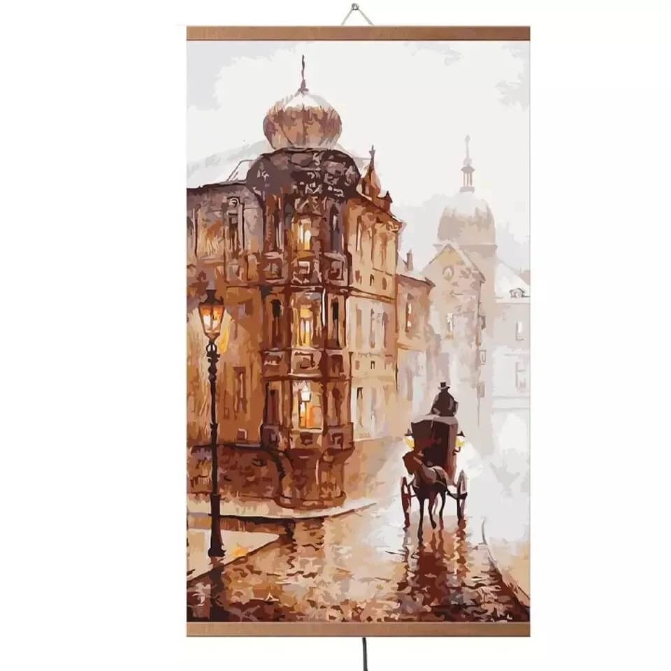 Evoking Fali Infrapanel Prága Képpel 105x60 cm