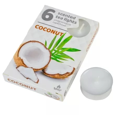 Illatos Teamécses Kókusz 6 db-os