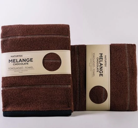 Melange Chocolate Frottír Törölköző 70x140 cm