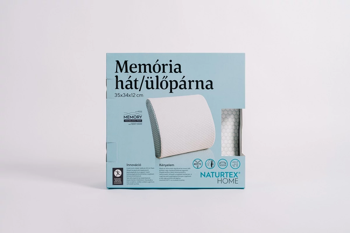 Memory Hát- És Ülőpárna 35x34x12 cm