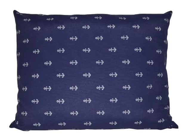 Misi Sötétkék Horgonymintás Díszpárna 40x50 cm