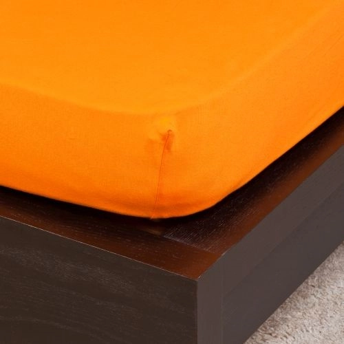 Narancs Gyermek Jersey Gumis Lepedő 70x140 cm
