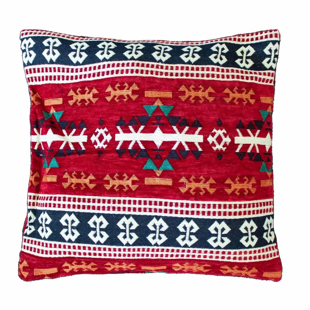 Piros Kilim Díszpárnahuzat 40x40 cm