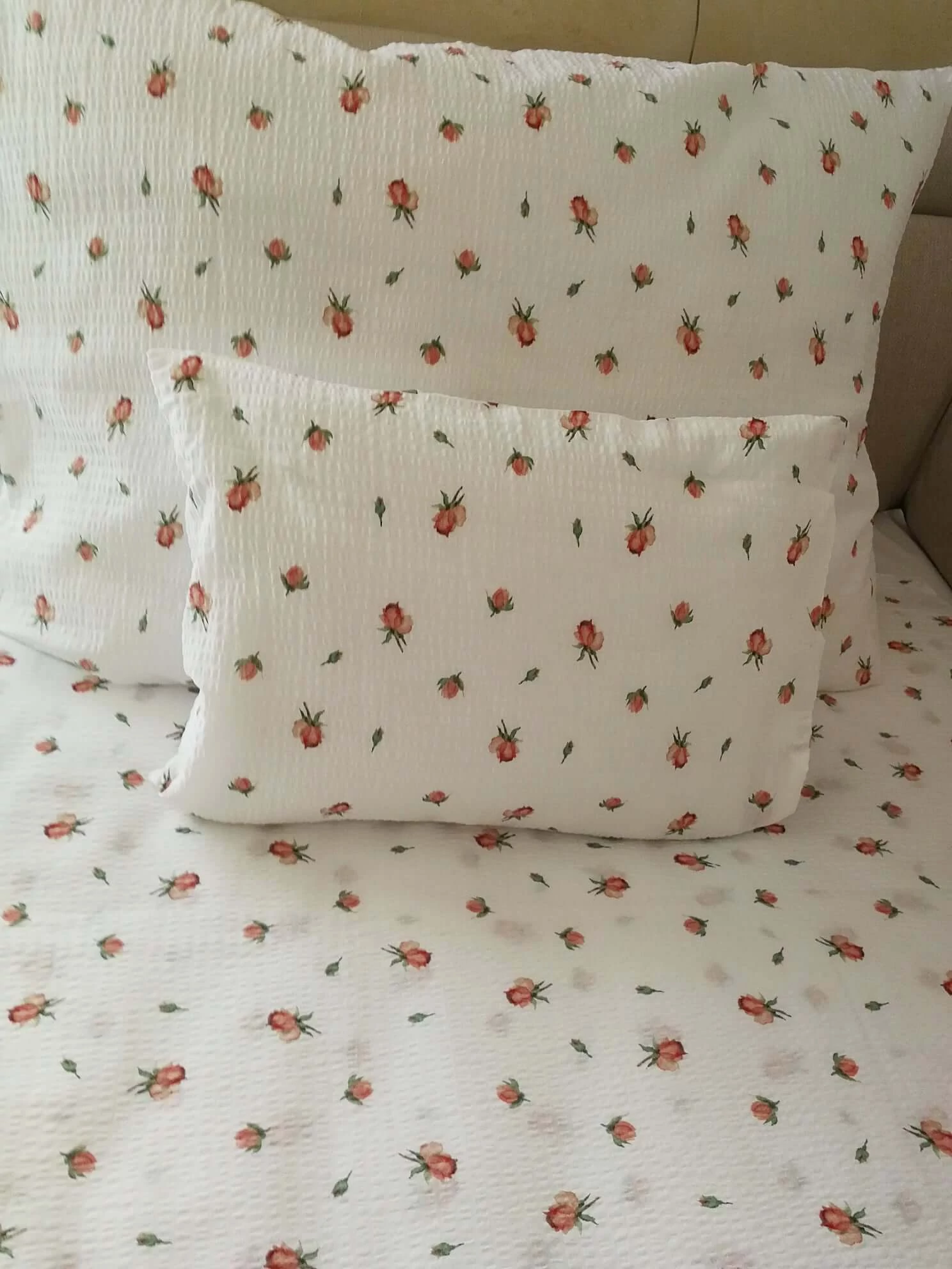 Rózsás Krepp 3 részes Ágyneműhuzat-garnitúra