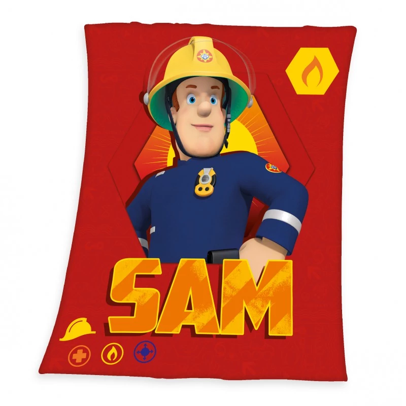 Sam A Tűzoltó Pléd 130x160 cm
