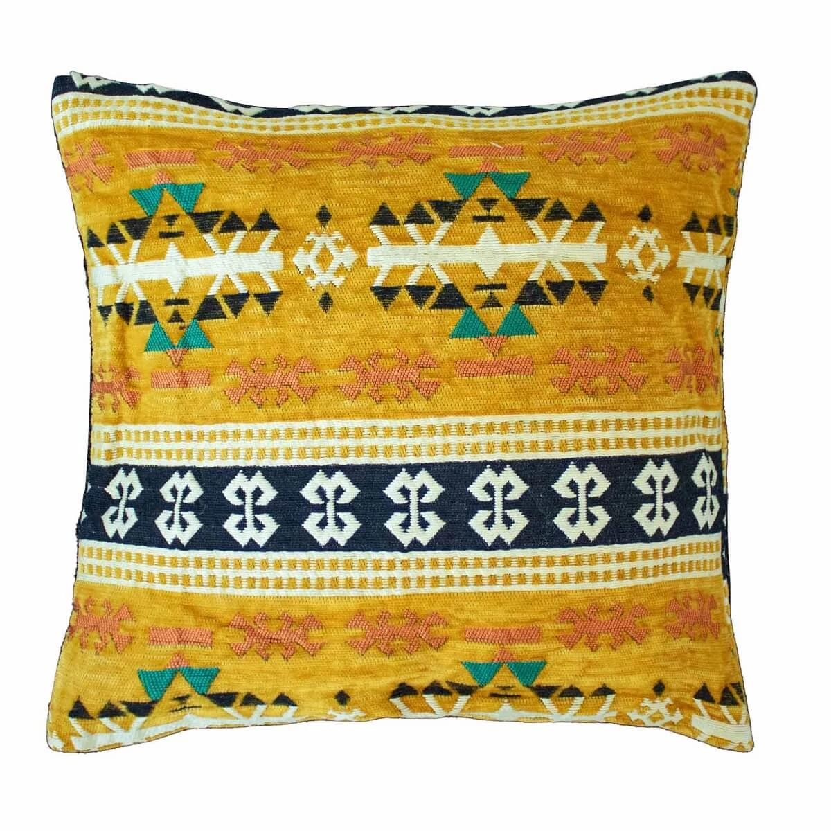 Sárga Kilim Díszpárnahuzat 40x40 cm