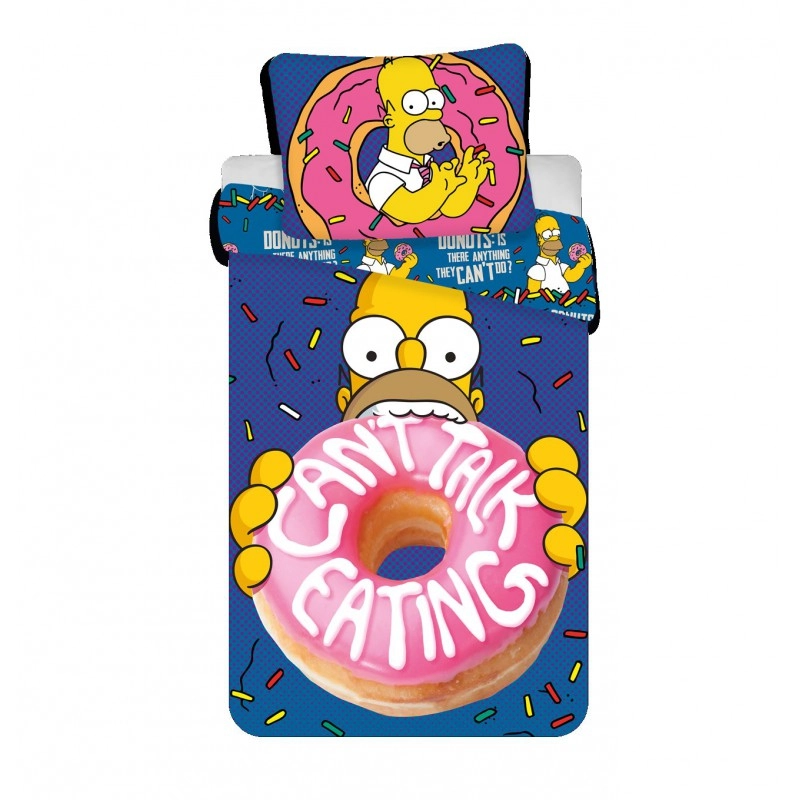 Simpson Család Homer Fánk 2 részes Ágynemű-garnitúra 140x200+70x90 cm