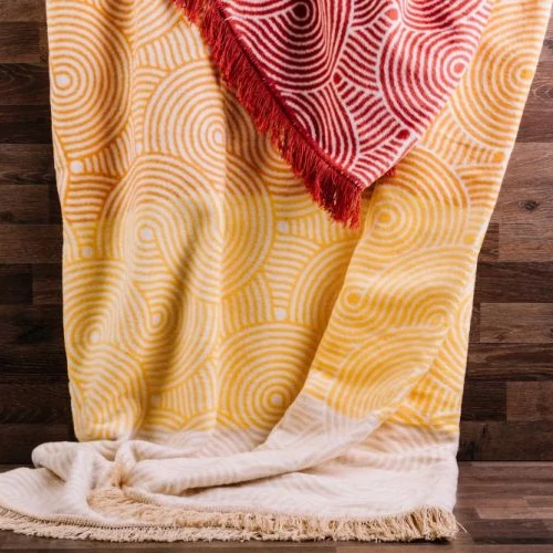 Sunshine Pamut-Akril Mintás Pléd 150x200/200x220 cm