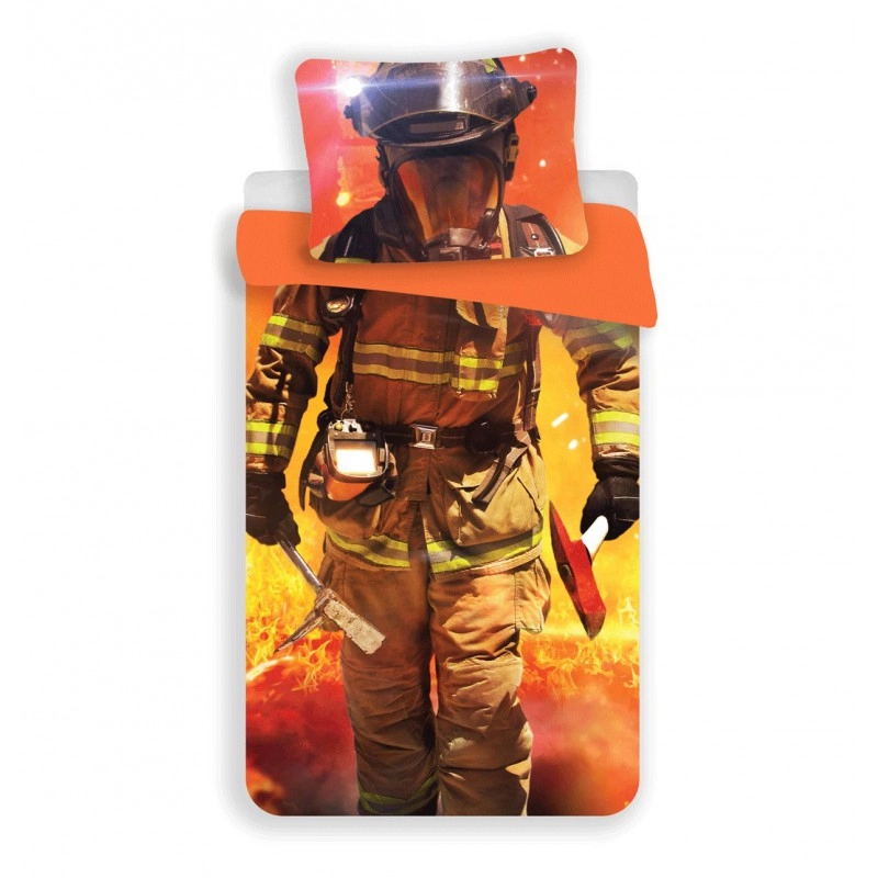 Tűzoltós Hero 2 részes Ágynemű-garnitúra 140x200+70x90 cm